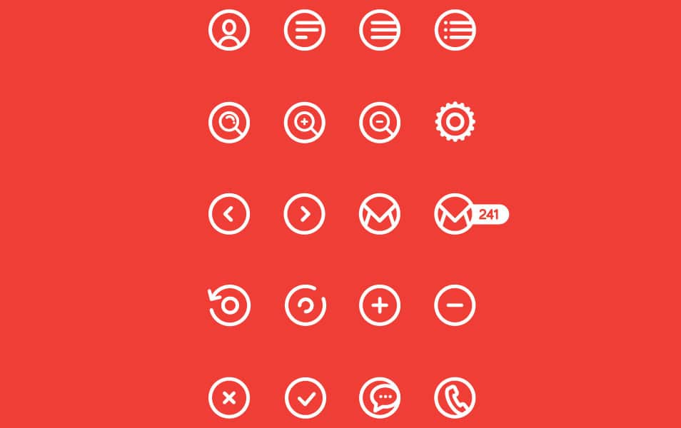 Round Around 50 icon pack Round Around 50 icon pack