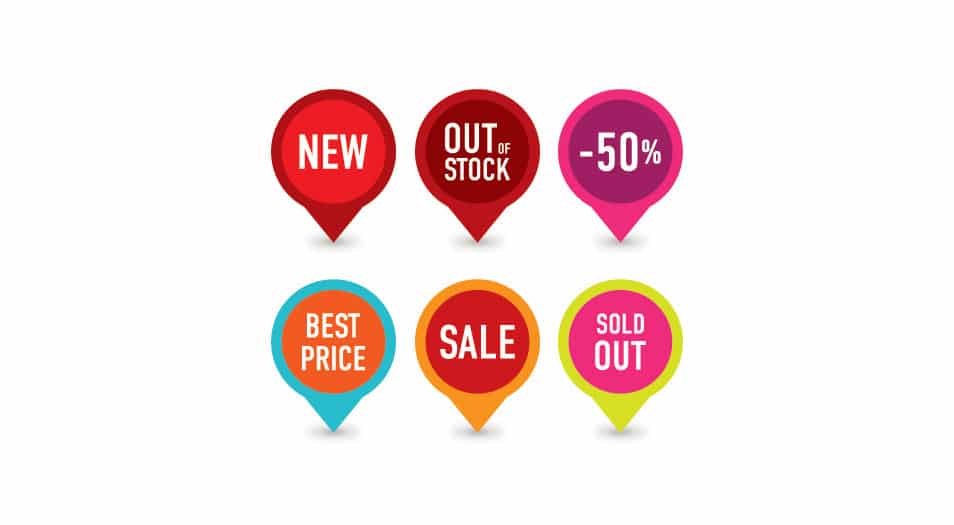 Selling Badges Vector Graphic Selling Badges Vector Graphic