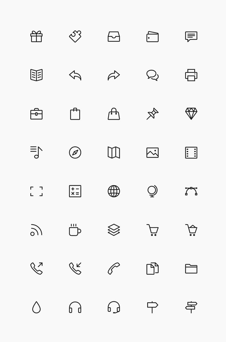 Simple Line Icons Set Vol.3