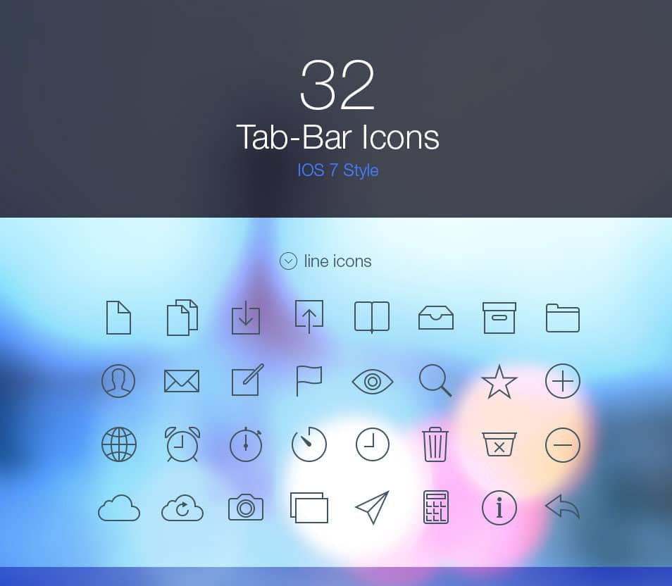 Tab Bar Icons iOS 7