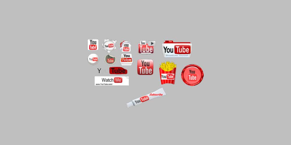 YouTube Icons YouTube Icons