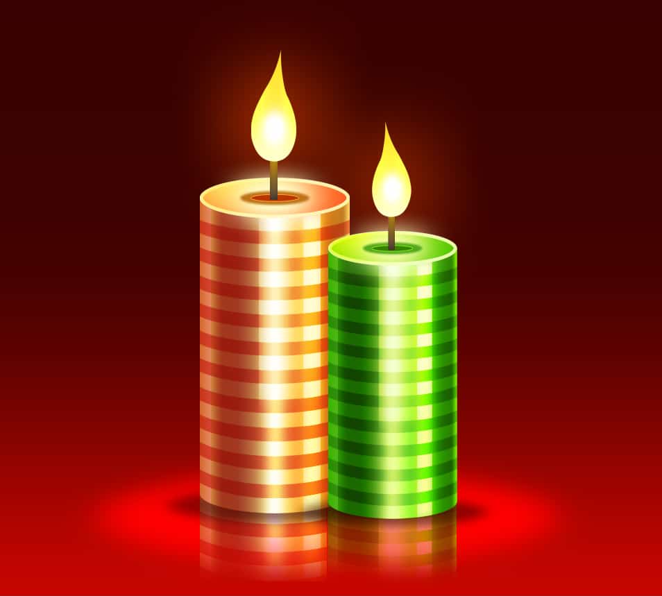 christmas candles psd christmas candles psd