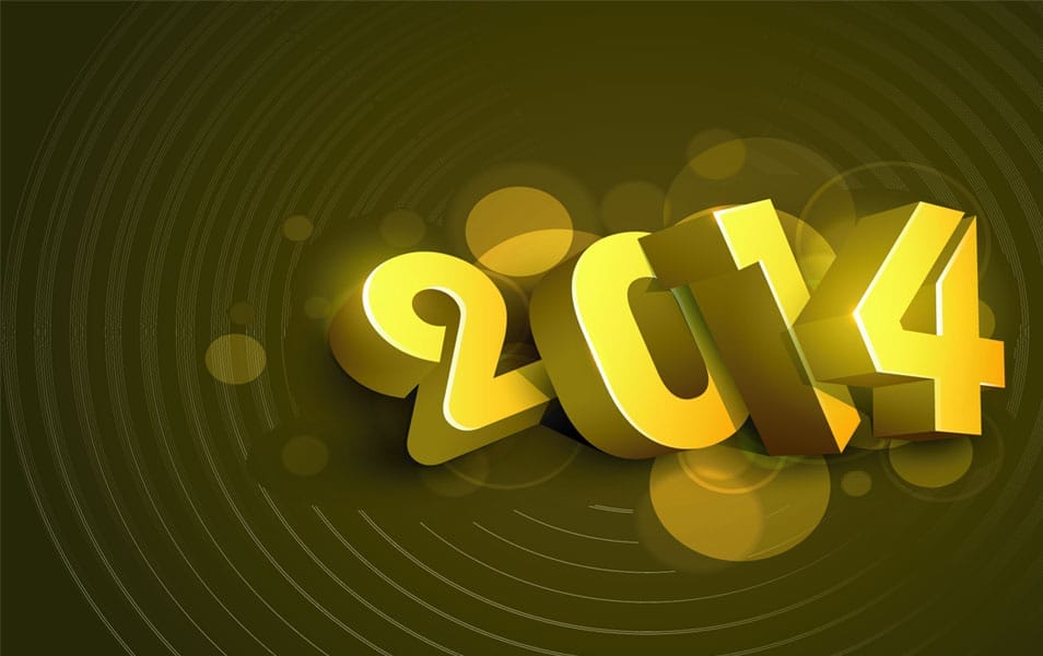 new year 2014 3D Wallpaper new year 2014 3D Wallpaper