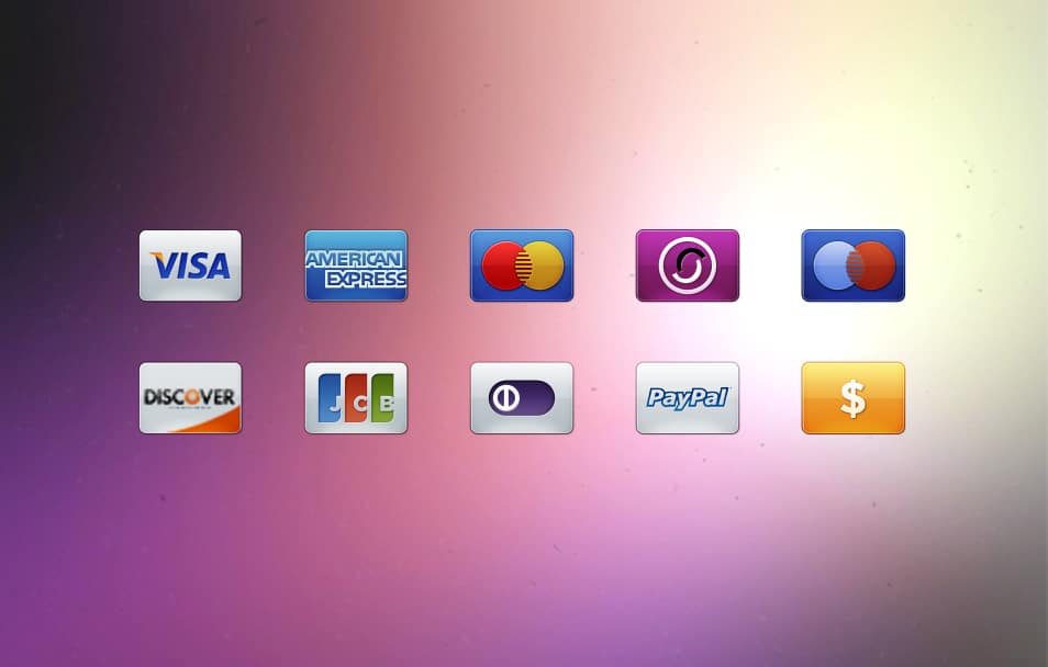 Free Payment Icons PSD