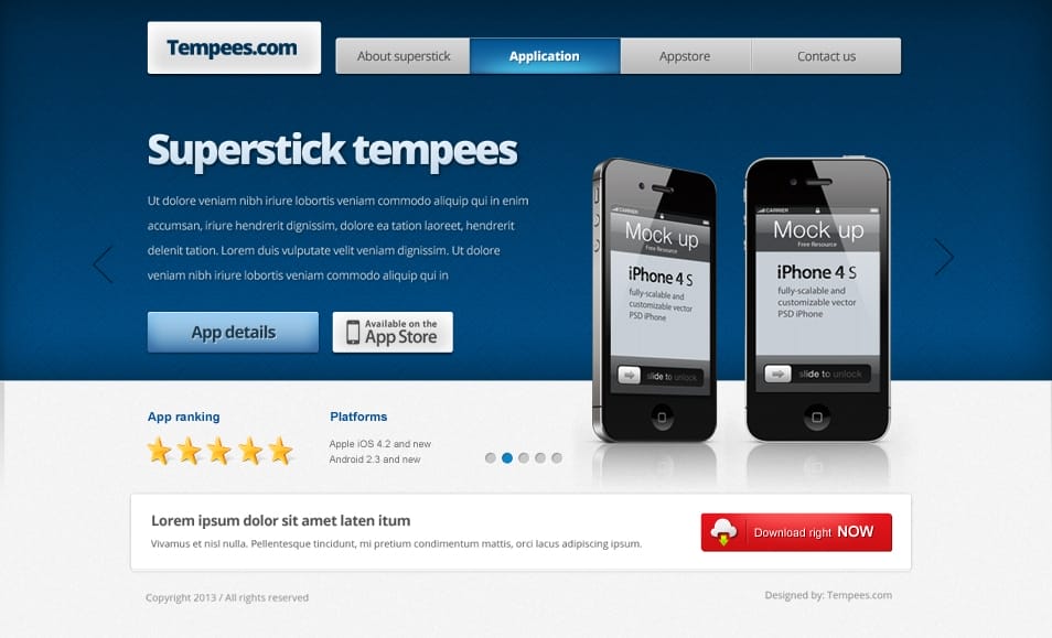 Land Page Template 30 beautiful landing page templates psdcss author