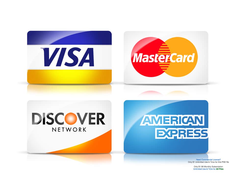 Major Credit Card Icons