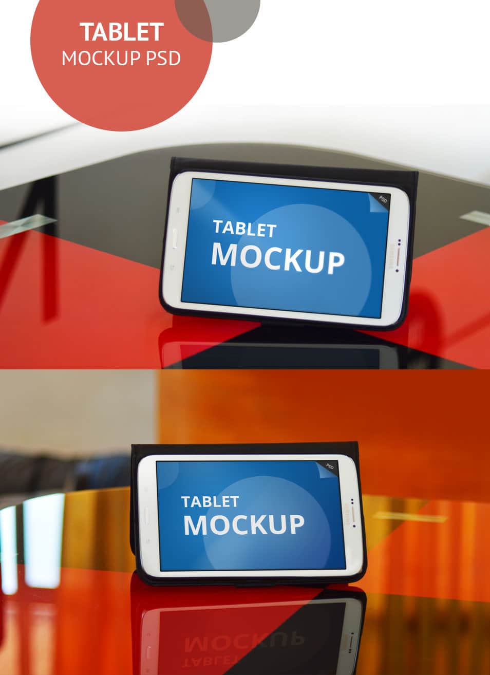 Tablet Mockup PSD - cssauthor.com