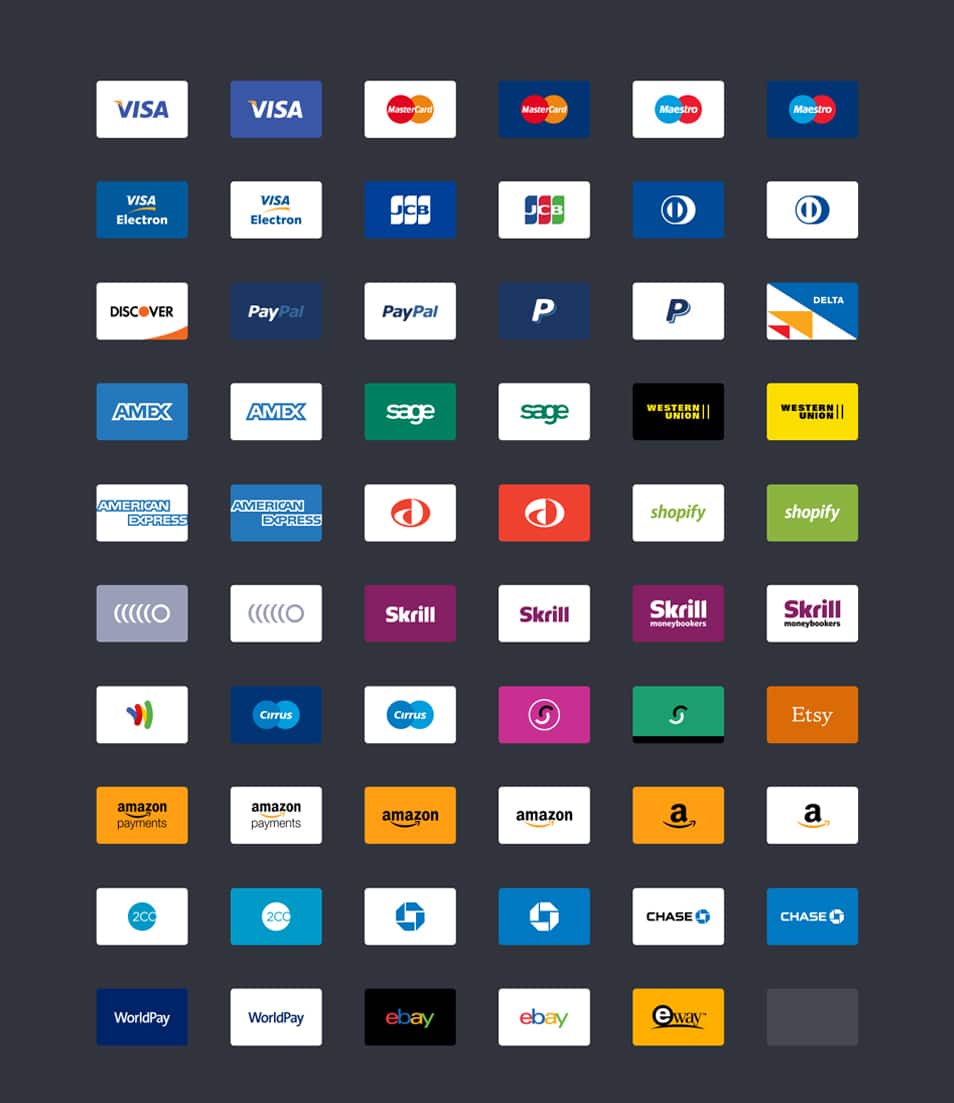 payment method Icons
