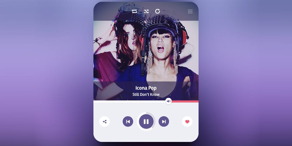 Music Player PSD Music Player PSD