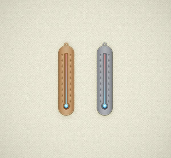  Simple Thermometer lllustration 