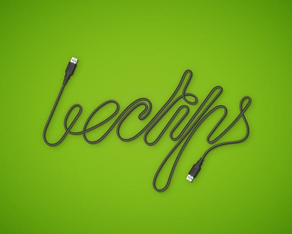   Simple USB Vector Text Effect