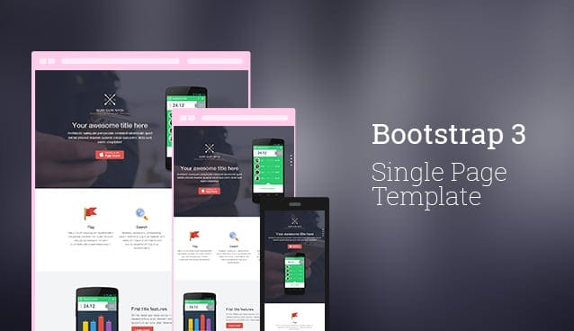 Single Page Css Web Template