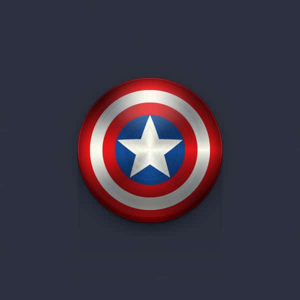 Captain America Shield Icon