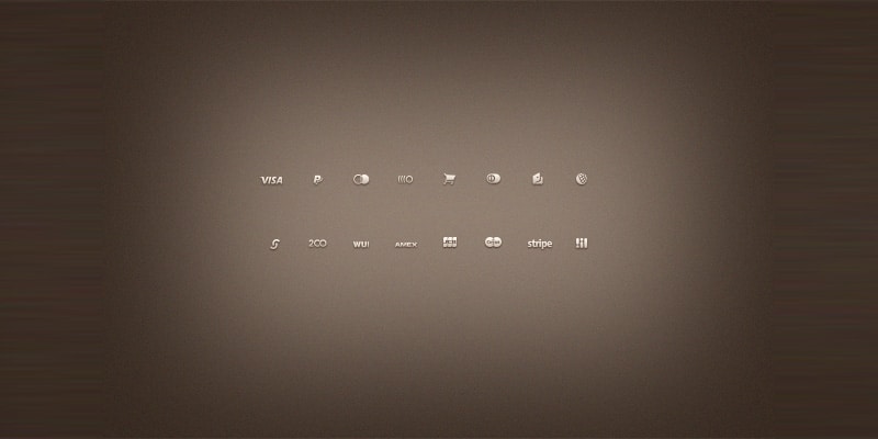 Free Tiny Payment Gateways Icons PSD