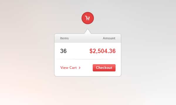 Shopping Cart Widget Shopping Cart Widget