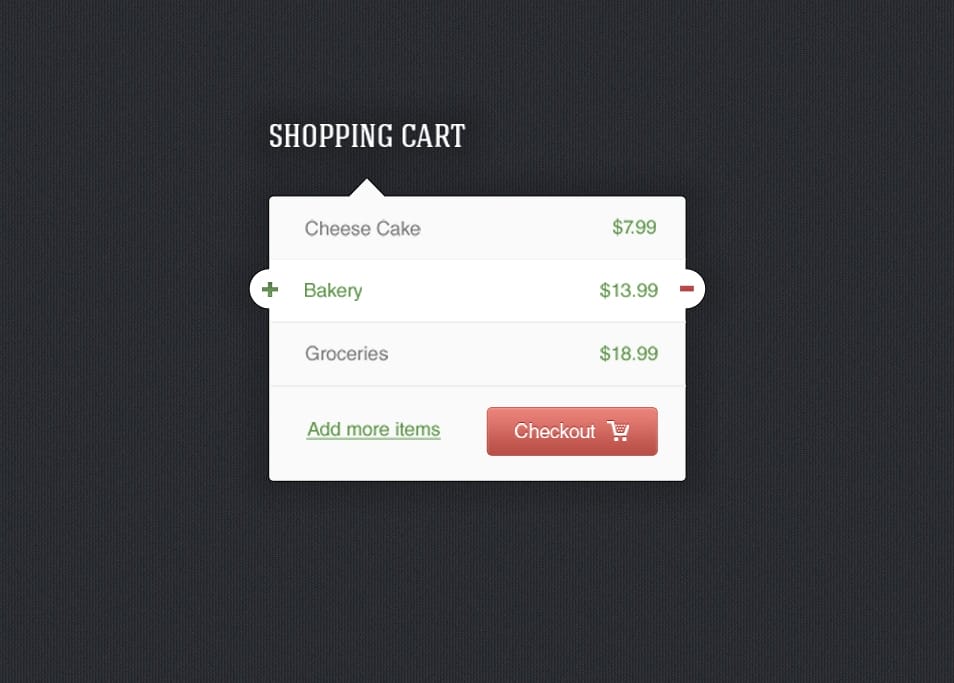 Shopping Cart Shopping Cart