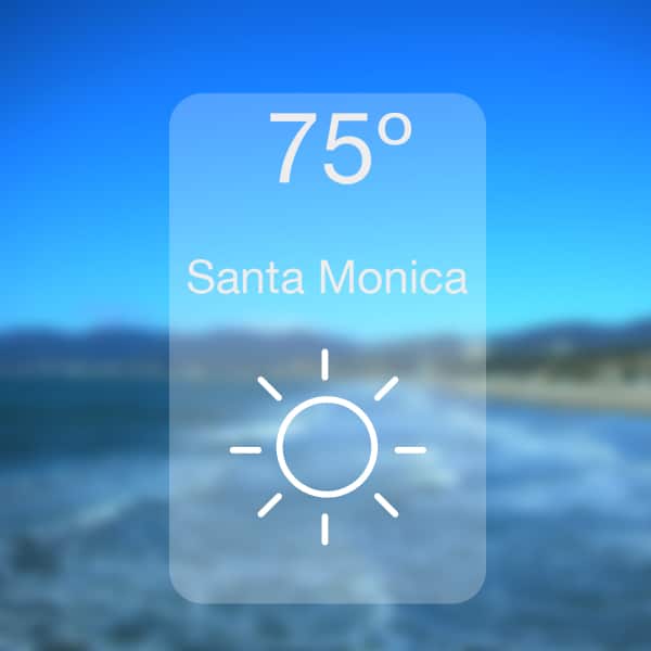 Basic-Weather-widget