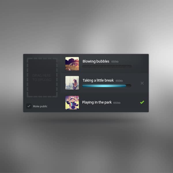 Drag-2-Upload-Widget