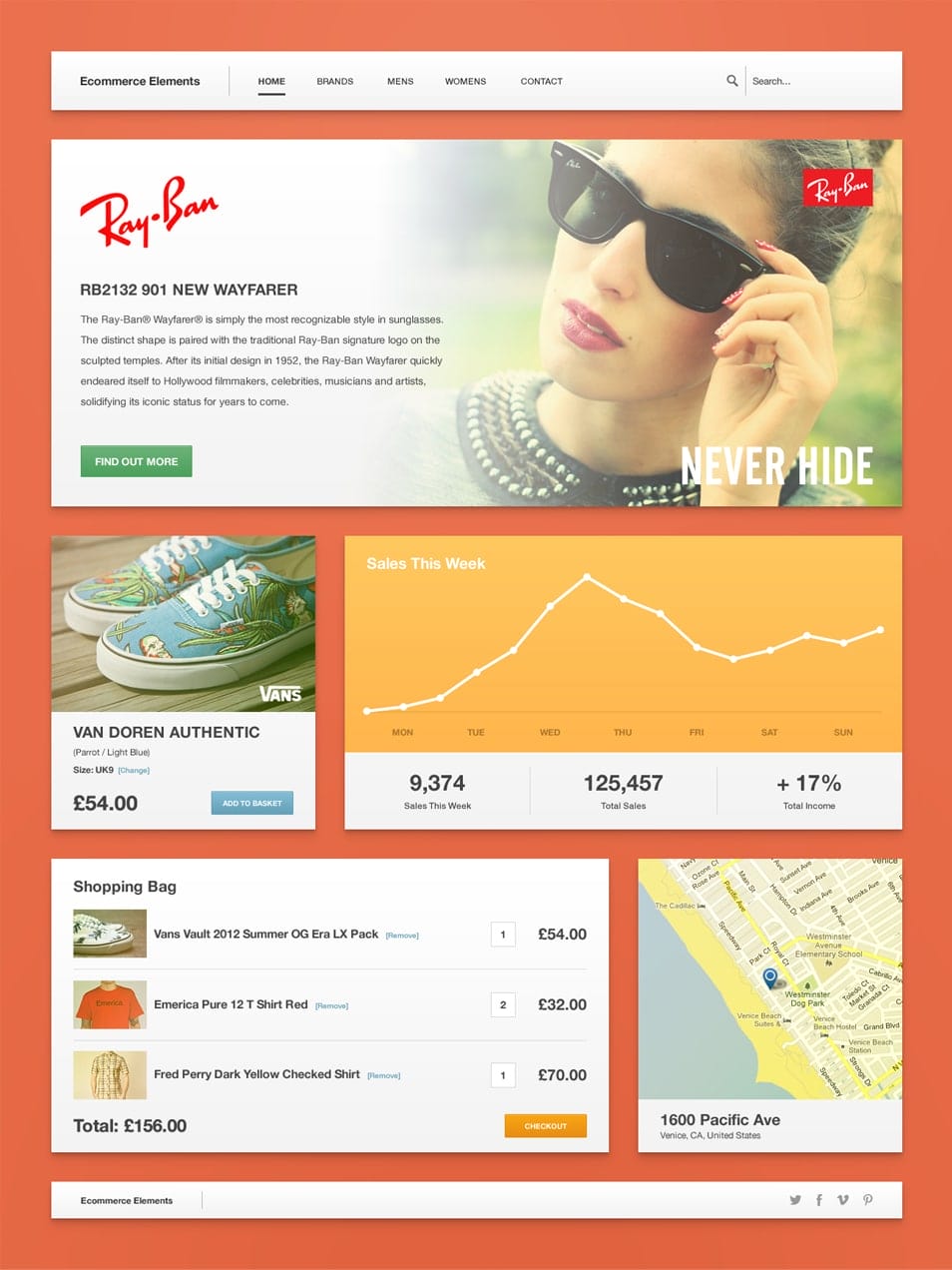 Ecommerce-Elements-UI-PSD