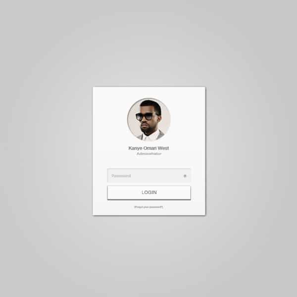 Login-Widget
