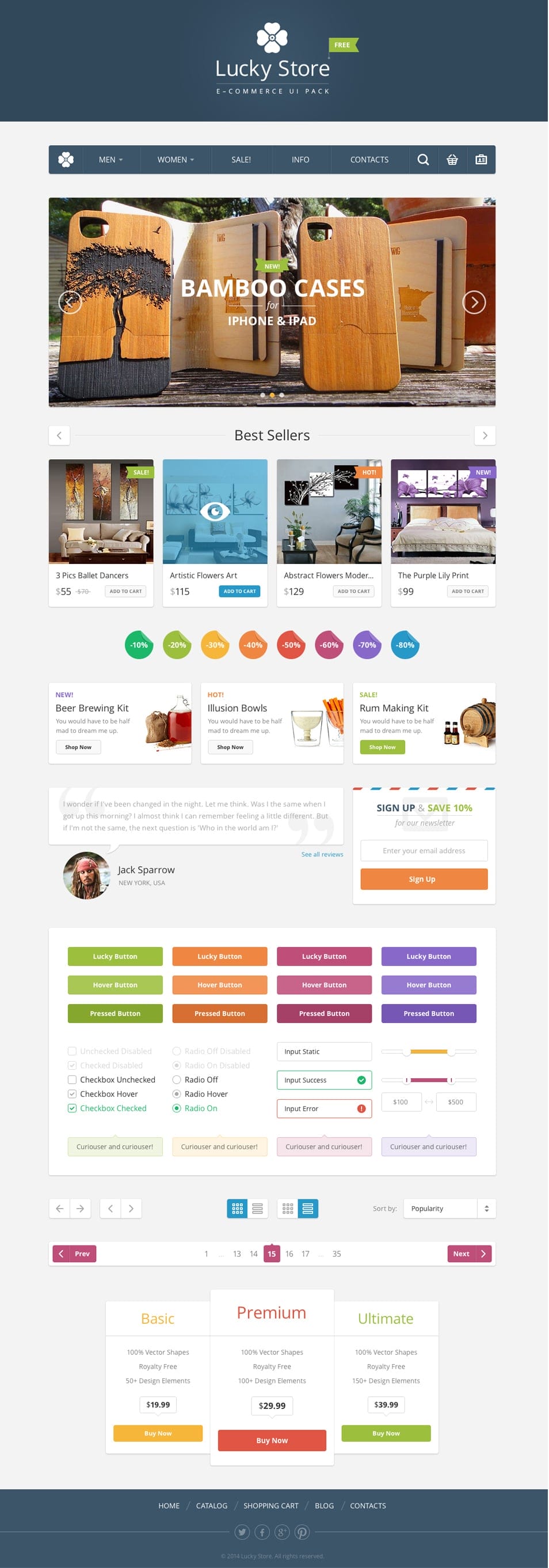 Lucky Store UI