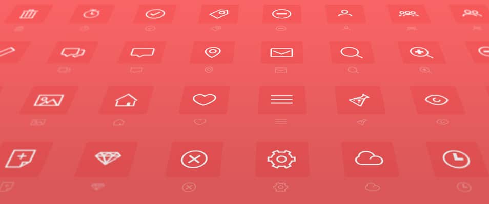 Minimal-icon-font