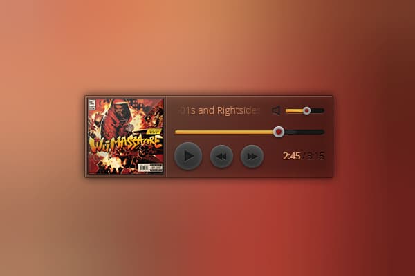 Music-Player-Widget
