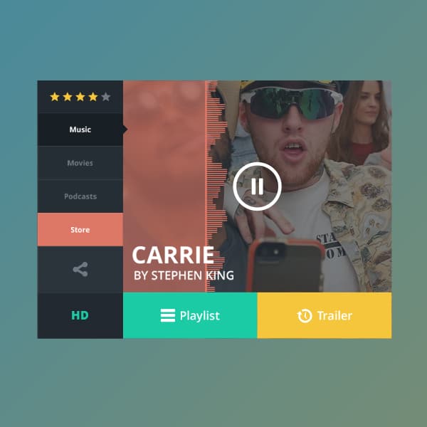 Music Widget F