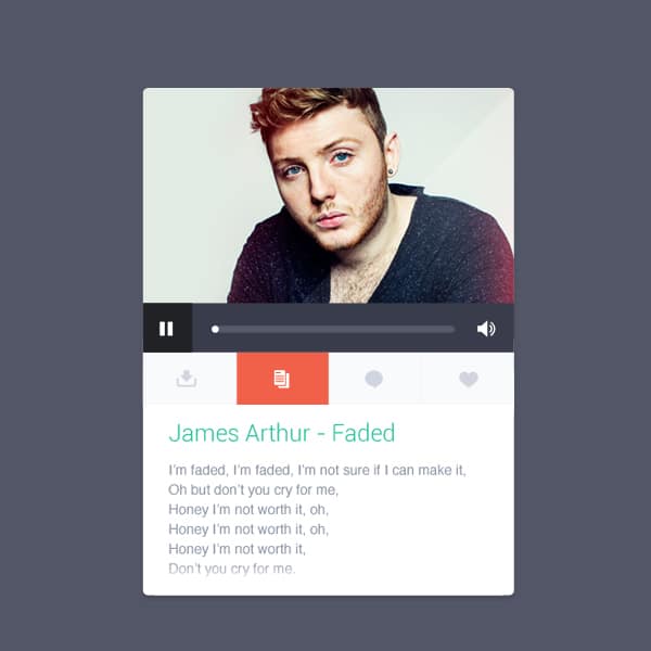 Music-Widget