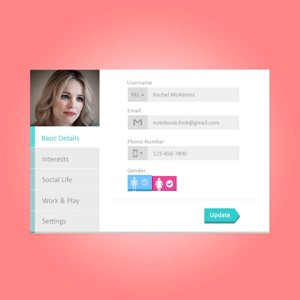 Profile-Widget