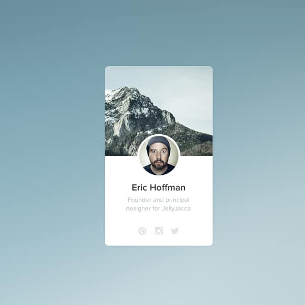 Profile-widget