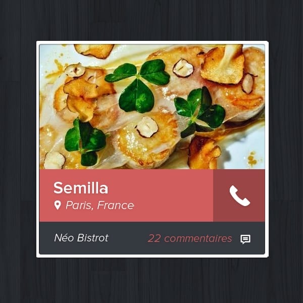 Restaurant-Widget