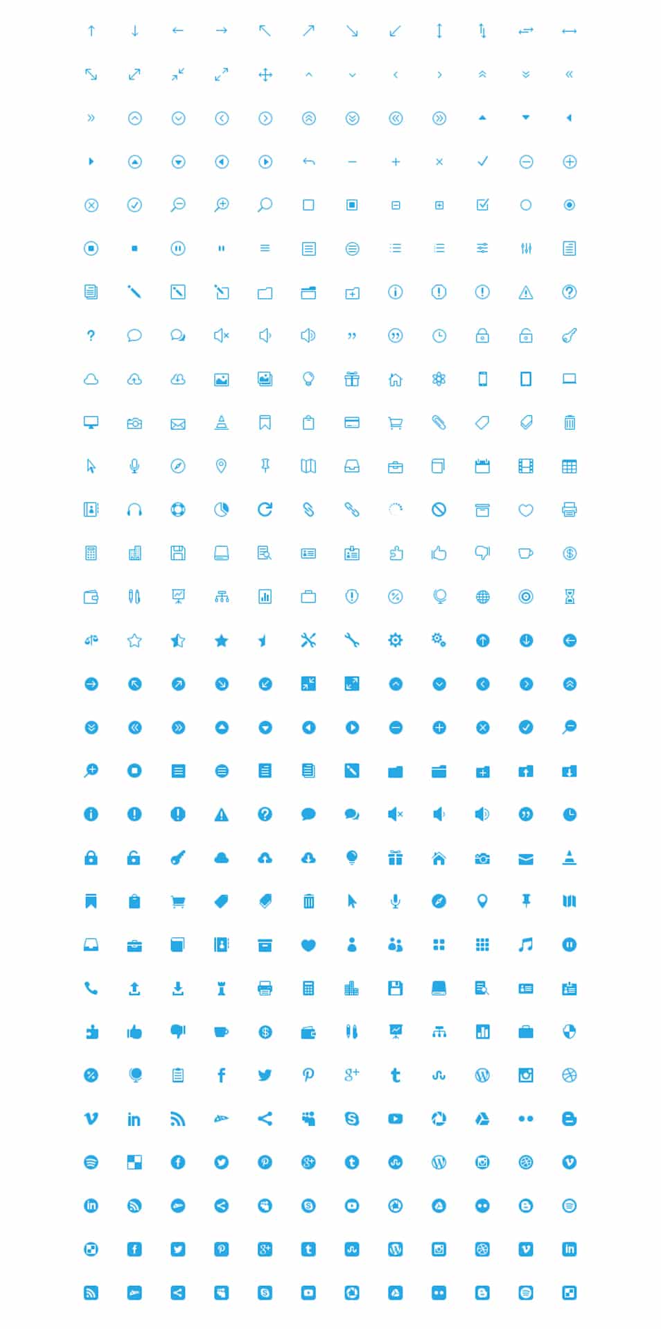 The-Elegant-Icon-Font
