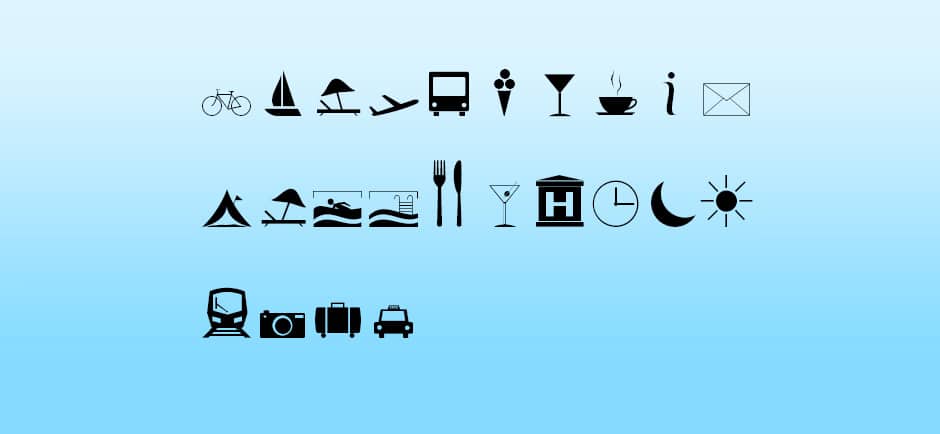 Travel-Icon-Font