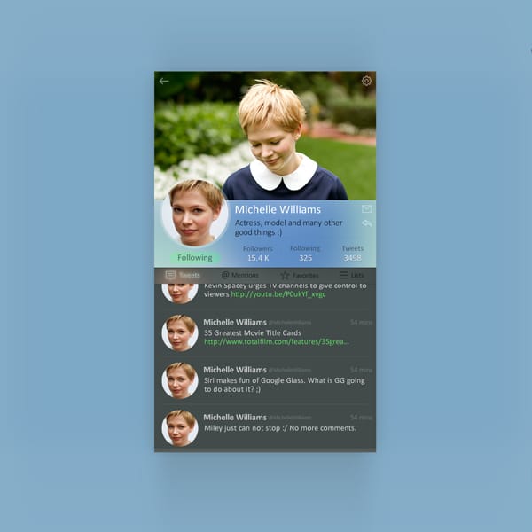 Twitter-Profile-Widget