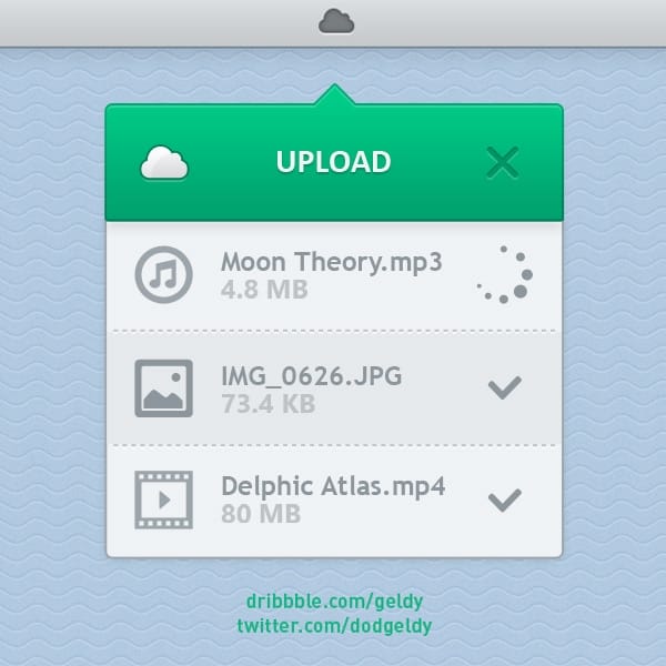 Upload-Widget