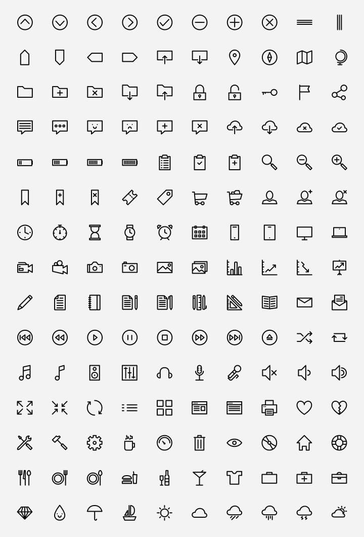 outlined-icons