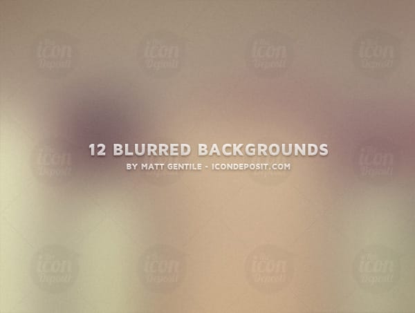 12 Blurred Backgrounds