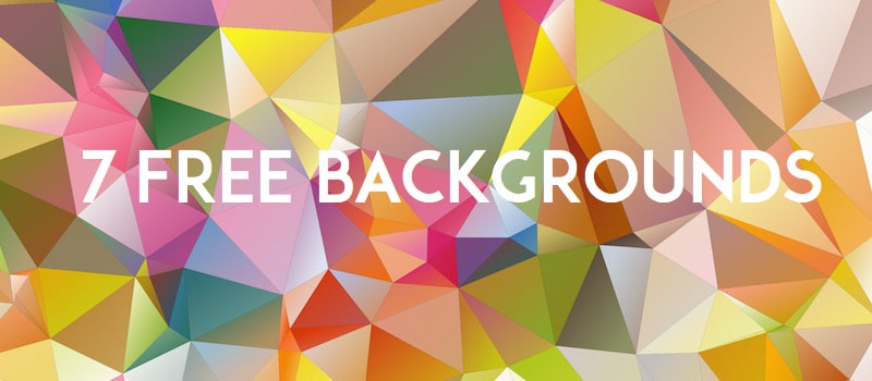 7 Free Polygon Backgrounds