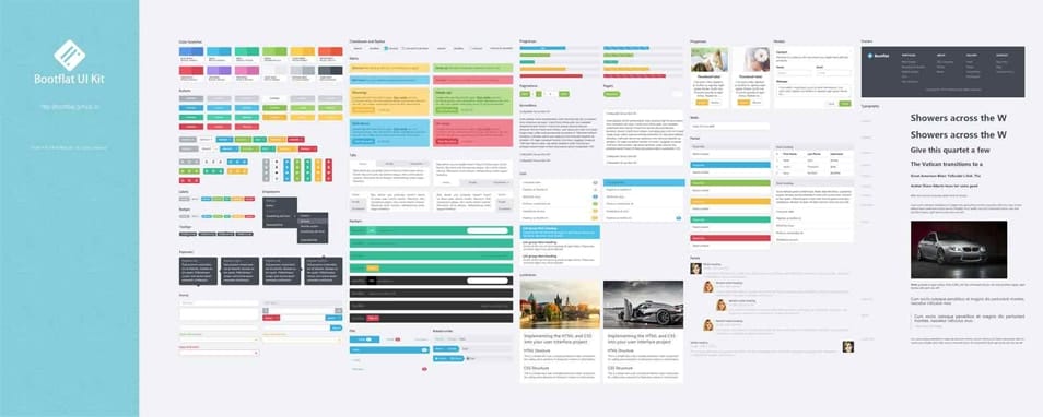 Bootflat UI Kit