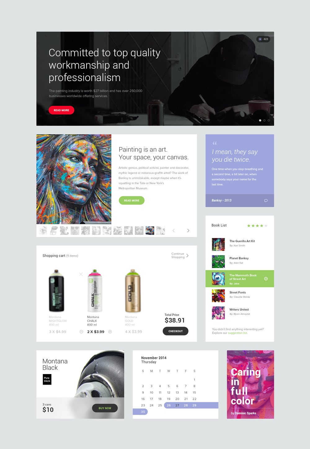 Free E Commerce UI Kit PSD