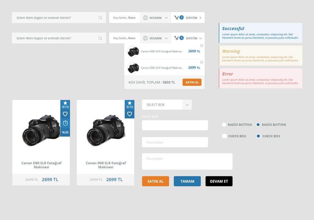 Free-Flat-E-commerce-UI-Kit-PSD