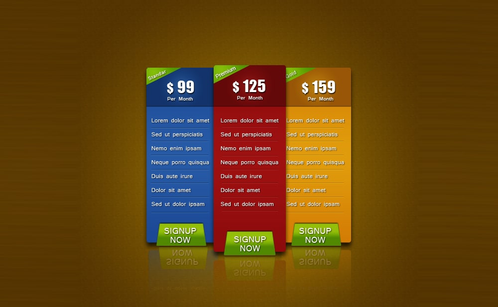 Free-Pricing-Table-PSD