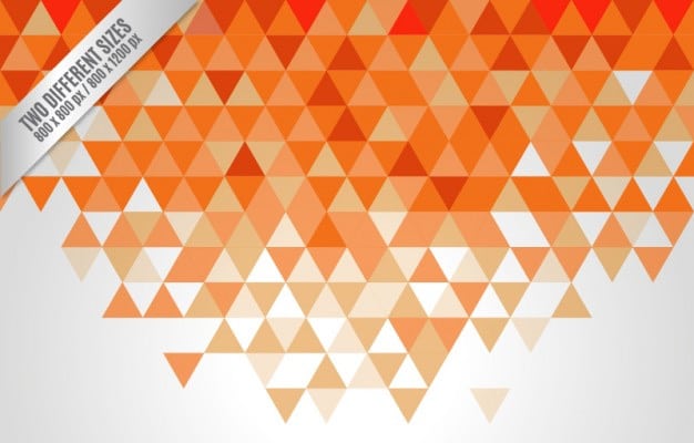 Orange Polygonal Background