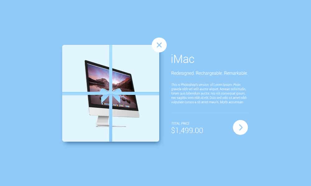 Product UI PSD