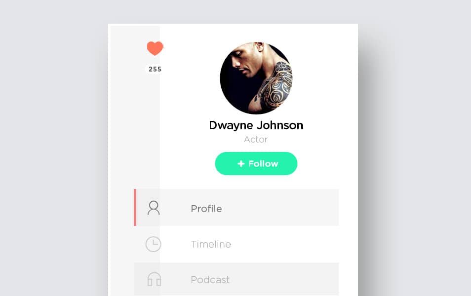 Profile-Widget-PSD
