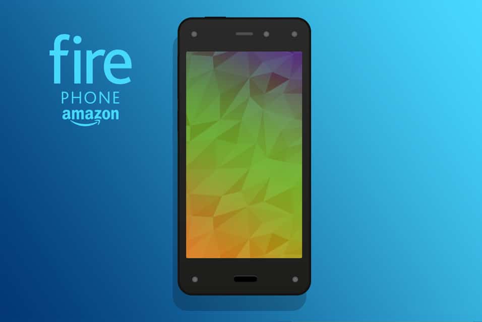 Amazon Fire Phone Flat Mockup