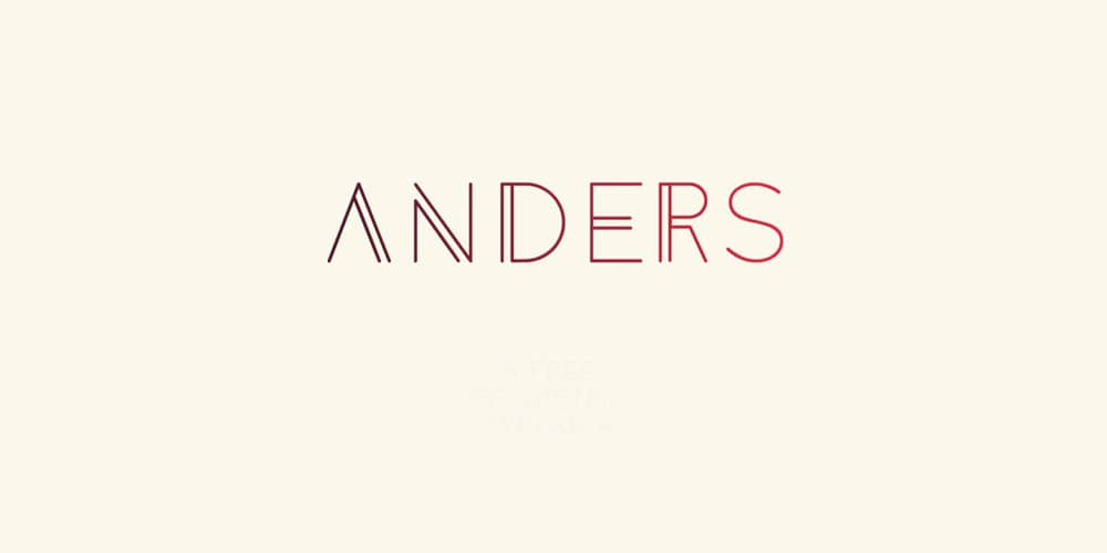 Anders Free Font