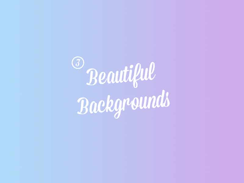 Beautiful Backgrounds PSD