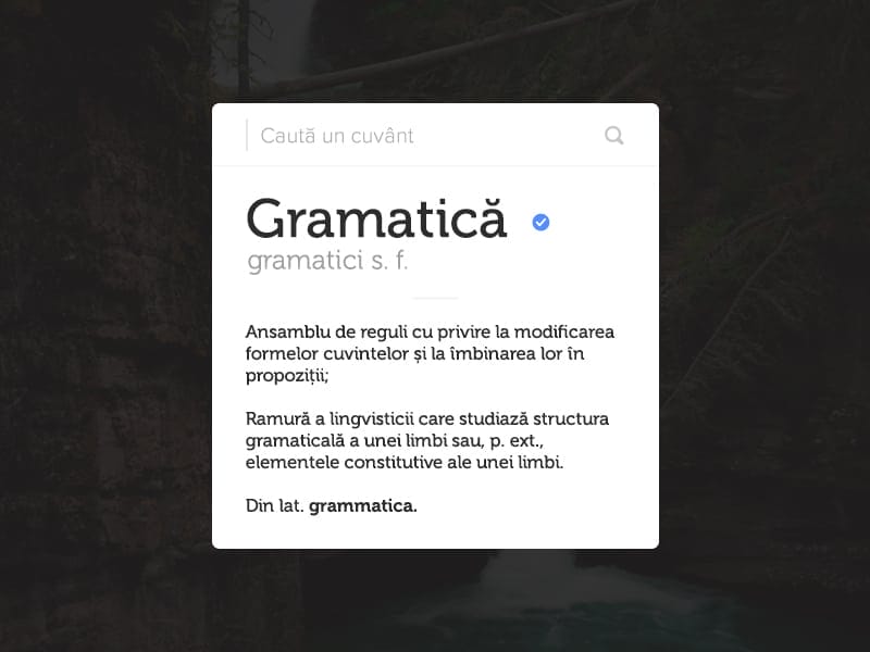 Dictionary widget PSD